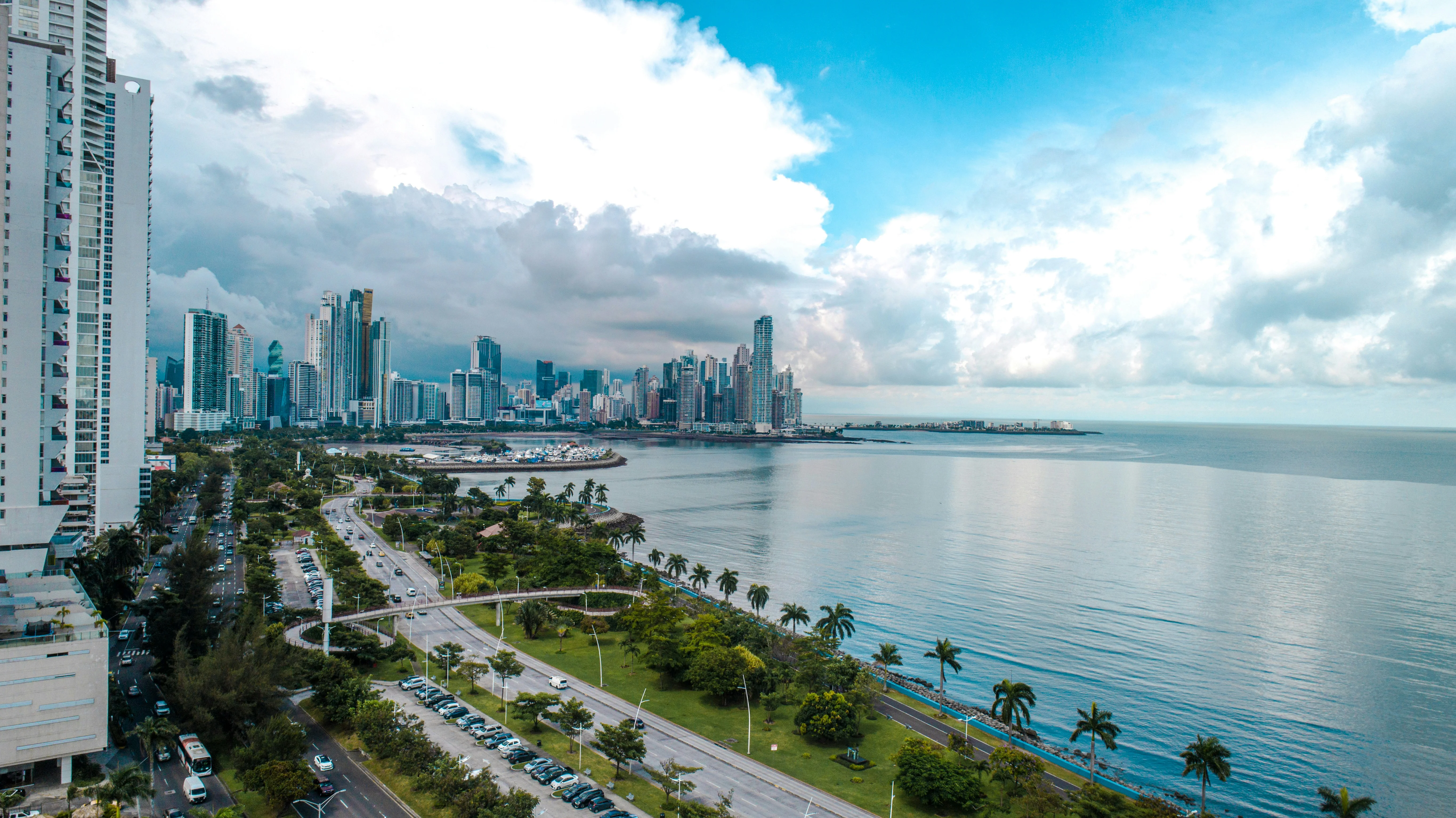 Panama City financial district — banking hub for Central America